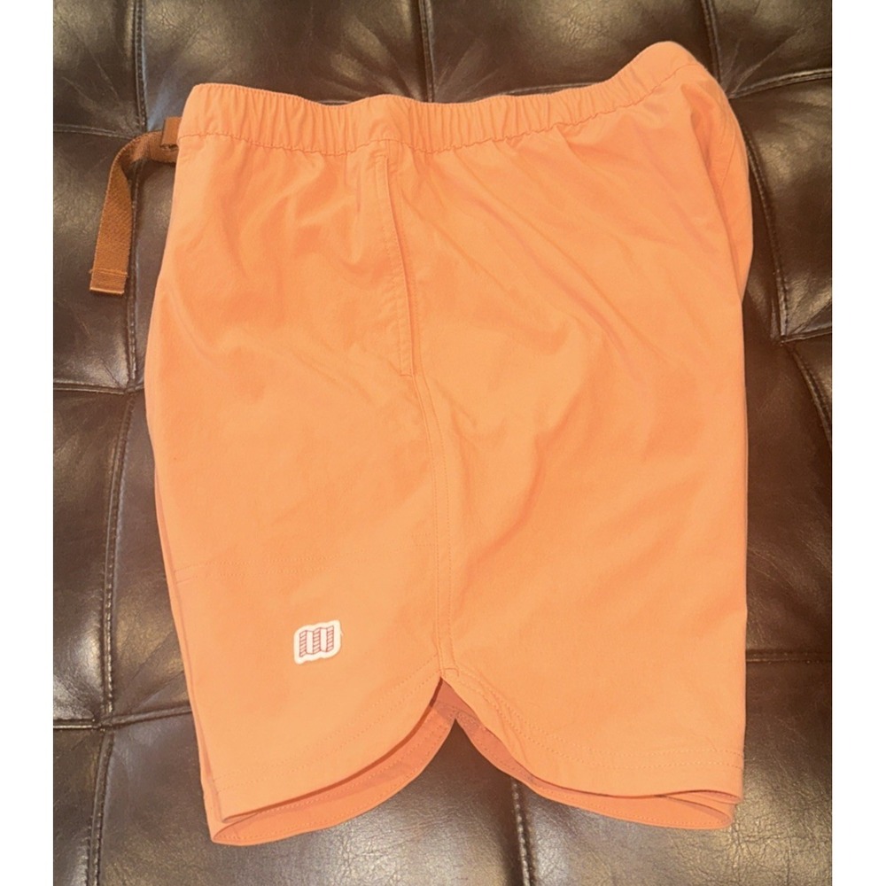 Topo Designs Men Size Large River Outdoor Shorts Adjustable Belted Nylon Spandex